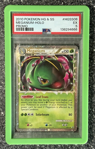Meganium graded PSA 5 for sale on eBay