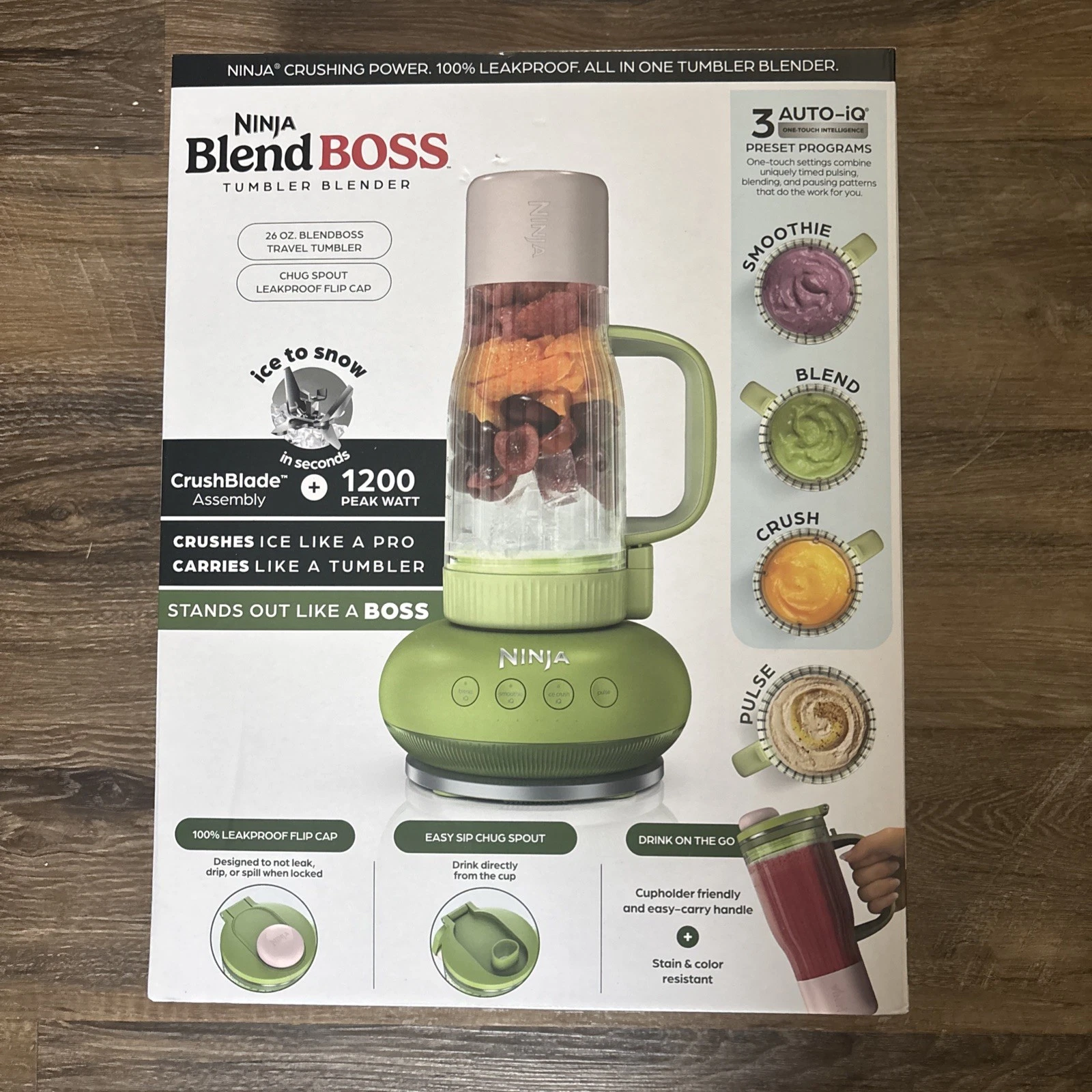 NEW Ninja BlendBOSS 26oz Blender – Smoothies & Frozen Drinks + Travel Cup
Opens in a new window or t