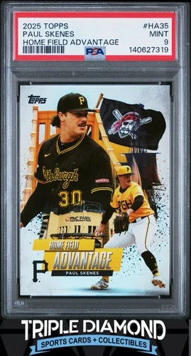2025 Topps #HA35 Paul Skenes Home Field Advantage SP Case Hit PSA 9 BNB62