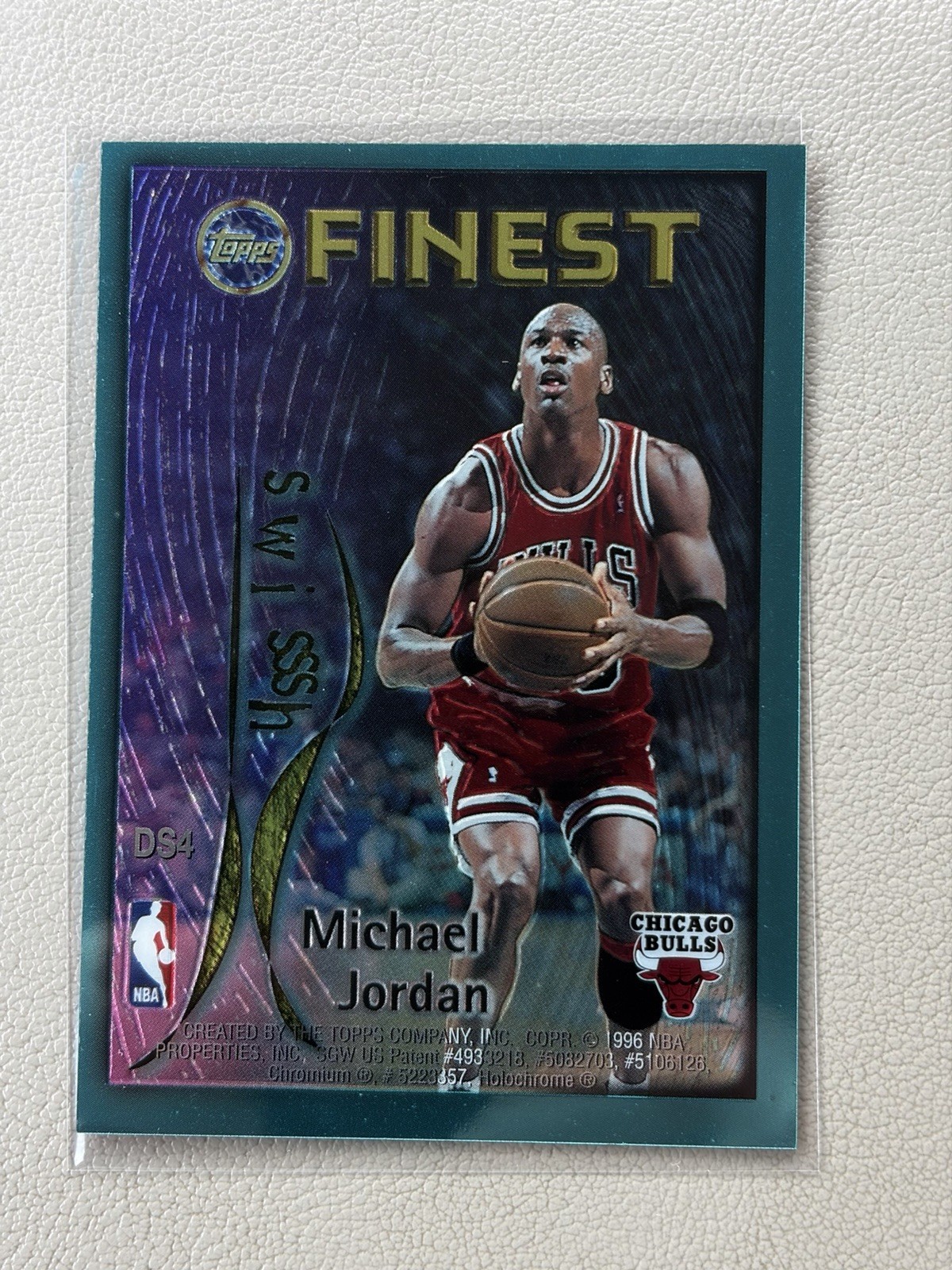 1995-96 Topps Finest - Dish and Swish Michael Jordan, Scottie Pippen #DS4