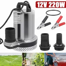 12V Submersible Water Pump Fountain Pump 8000L/h Lightweight Easy to Operate