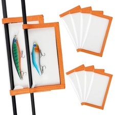AGOOL Fishing Lure Wraps 5/10 Packs Durable Clear PVC Lure Covers Keeps Fishi...