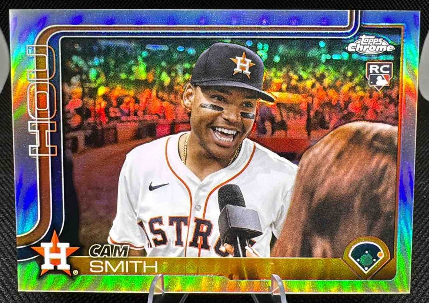 2025 Topps Chrome Update Cam Smith #USC145 Image Variation RC SSP Astros