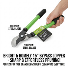 Heavy Duty Bypass Lopper Long Handle Hedge Garden Branch Tree Cutter Pruning UK