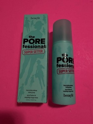 Benefit Cosmetics the POREfessional Super Setter Makeup Setting Spray 4 oz NEW