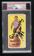 PSA/DNA 1970-71 Topps Calvin Murphy #137 Certified Authentic Auto HOF 0xc6