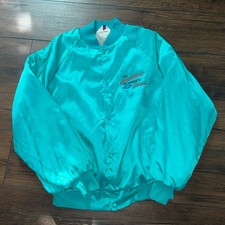 Vintage 80s Chevrolet Heartbeat of America Satin Jacket WestArk USA Sz. XL