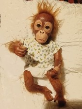 Ashton Drake Baby Pongo Vinyl Monkey by Simon Lauren's Collection