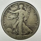 1945-D 50C Walking Liberty Half Dollar, Contains 0.3617oz of SILVER (88268)