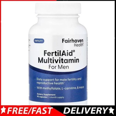 Fairhaven Health FertilAid Multivitamin for Men, Male Fertility, Exp. 08/2028