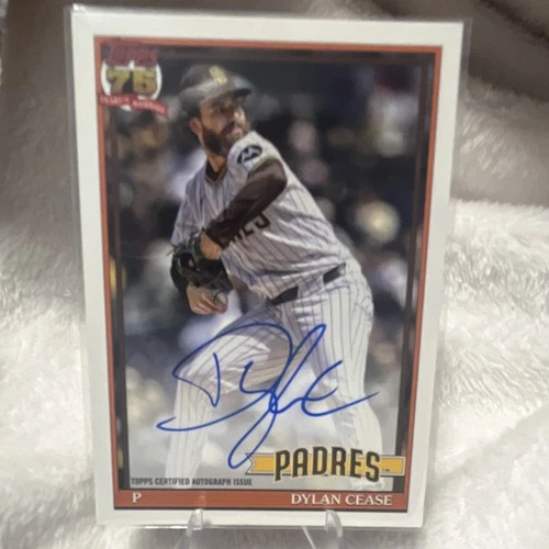2026 Topps Series 1 Dylan Cease 1991 Topps Baseball Autographs (RAW)