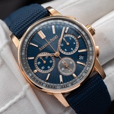 Audemars Piguet Code 11.59 Chronograph "Blue Nuit Nuage" Rose Gold Dial 26393OR 16