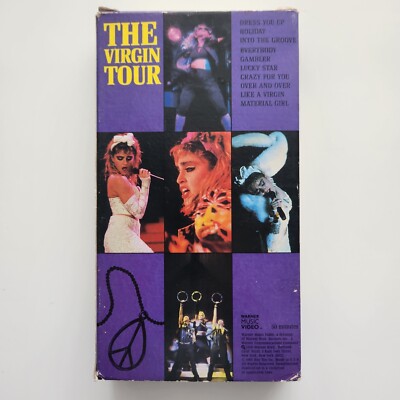 Madonna - The Virgin Tour (VHS, 1985 1st Edition) Live Concert