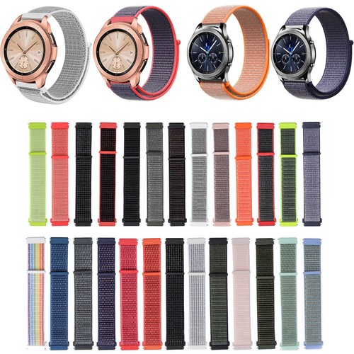 20mm Sport Fascia di nylon intrecciato per Samsung Galaxy Watch 42mm/GEAR  S2 cinturino classico | eBay