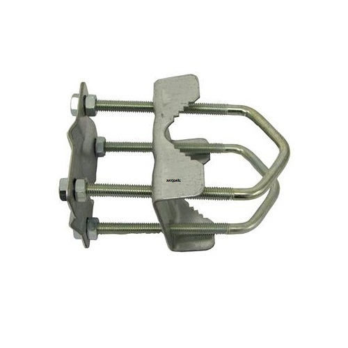 Shelley Clamp, Two Mast up to 2", Antenna Pole Mount Bracket CB Ham TV - Afbeelding 1 van 1