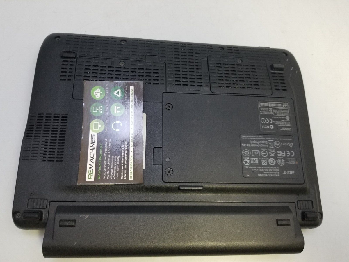 10.1” Acer Aspire One Netbook Laptop Atom N280 @1.66GHz 2GB RAM