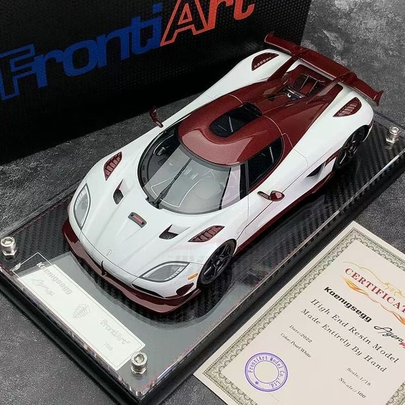 SUPER RARE* 1/18 Frontiart Koenigsegg Agera RS Pearl White
