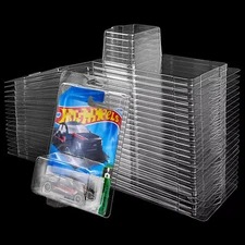 30Pack Clear Protector Case Plastic Display For Hot Wheels & Matchbox Basic Car