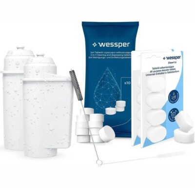 Pflegeset für Siemens EQ Series Tabletten Bursten Britta Wasserfilter TZ70003
