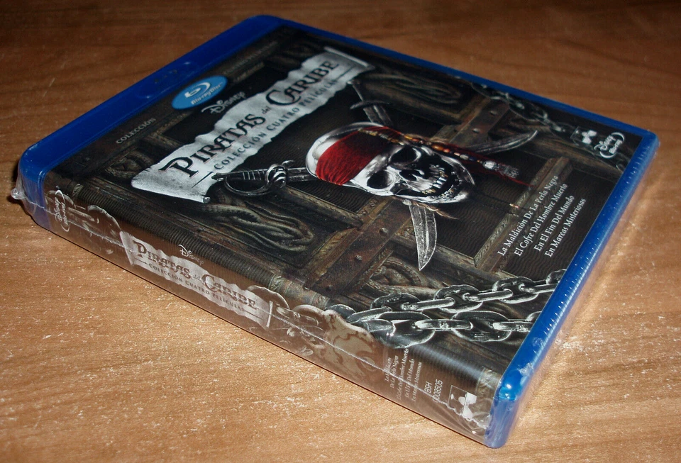 PIRATAS DEL CARIBE ( Pirates of the Caribbean) COLECION 4 BLU-RAY NUEVO ACCION - Imagen 3 de 4