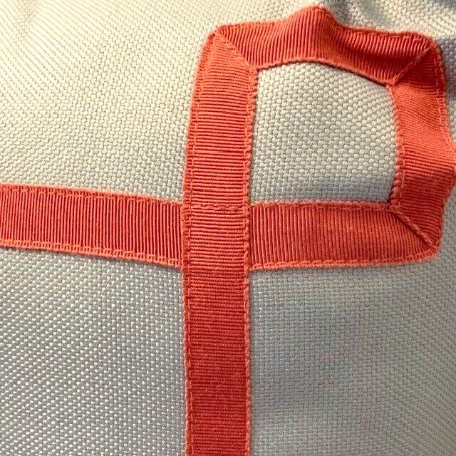 Rara Almohada Crosscill Bordada Habitación Regencia Cama Floral Real Boho Casa de Campo De Colección Foto 2 de 4