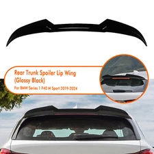Gloss Black Rear Trunk Spoiler Lip Wing For BMW 1 Series F40 M Sport 2019-24 20