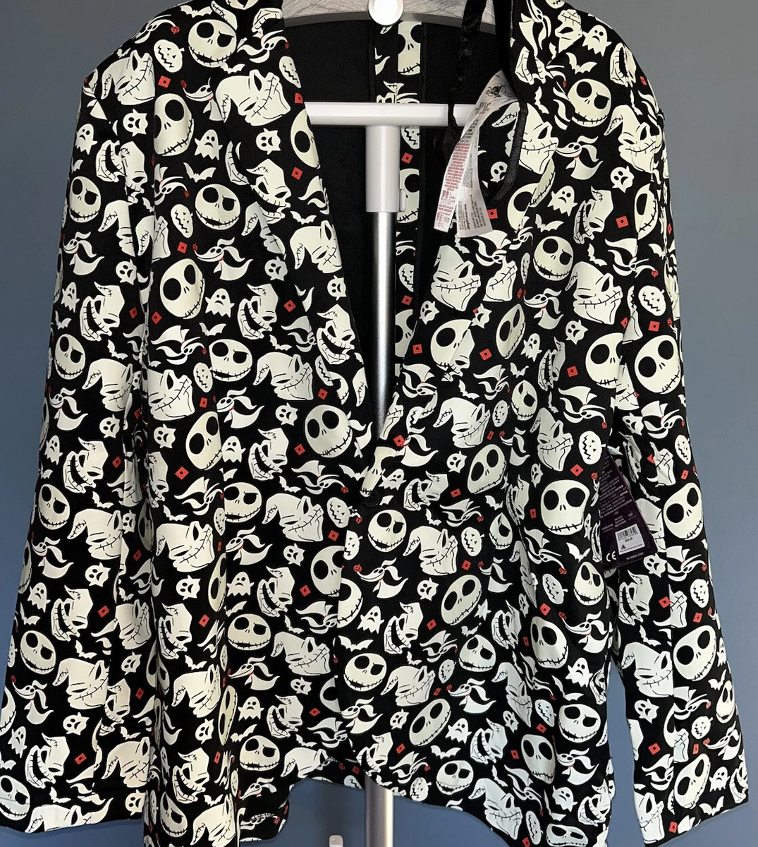 Disney Jack Skellington Nightmare Before Christmas Jacket W Light