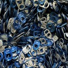 7500+ Aluminum Pull Tabs Pop Beer Soda Tabs Tops Can Arts Crafts Blue/Silver