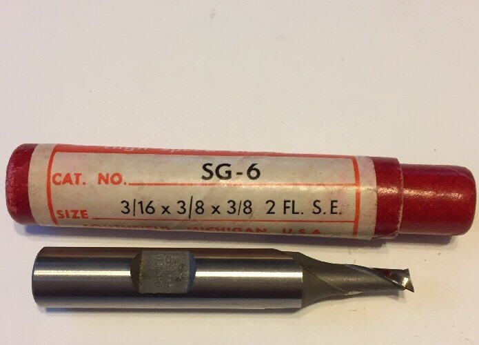 End Mill (02Q) Quinco SG6 3/16x3/8x3/8x25/16” SE 2 Flt (G39) eBay
