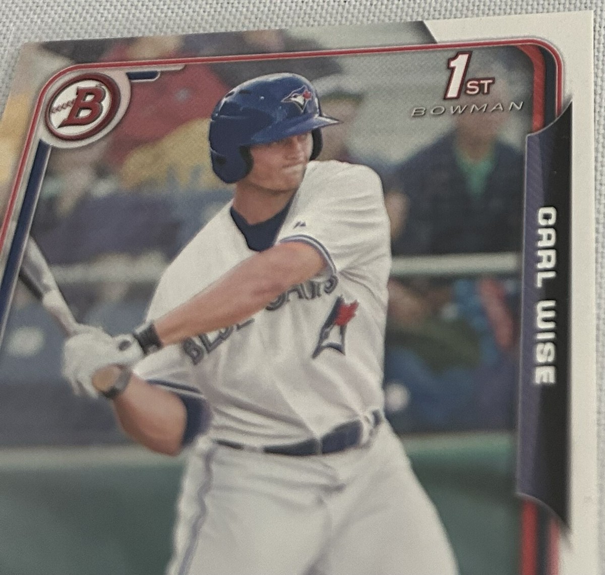 2015 Bowman Draft Baseball Carl Wise Toronto Blue Jays 1st 2015 Bowman Draft Baseball Carl Wise Toronto Blue Jays 1st