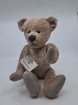 Jointed Bentley & Buddies Plush Teddy Bear - OOAK Signed Nancy Dane Designer USA