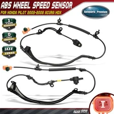 2x Rear Left & Right Side ABS Wheel Speed Sensor for Honda Pilot 03-08 Acura MDX
