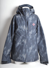 2024 NWT Mens DC Basis Print Technical Snow Jacket $220 M black waterproof poly