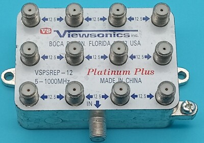 Viewsonics VSPSREP-12 12-Way Splitter 5-1000MHz Platinum Plus