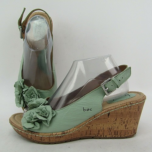 boc wedges with flowers