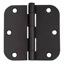 188904, Interior Door Hinges 3-Pack 3-1/2'' x 3-1/2''  Design House 5/8'' Radius