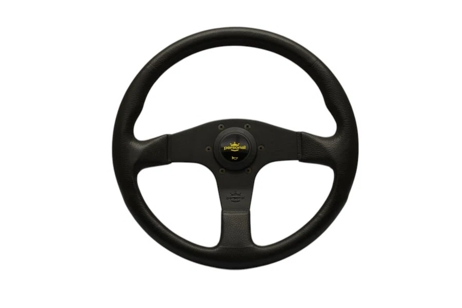 NARDI personal BLITZ Leather　φ320mm Nardi Personal Blitz Steering Wheel Black Black Polyurethane Black
