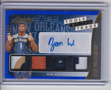 2019-20 Absolute ZION WILLIAMSON Tools of the Trade Rookie RC Patch Auto #10/10