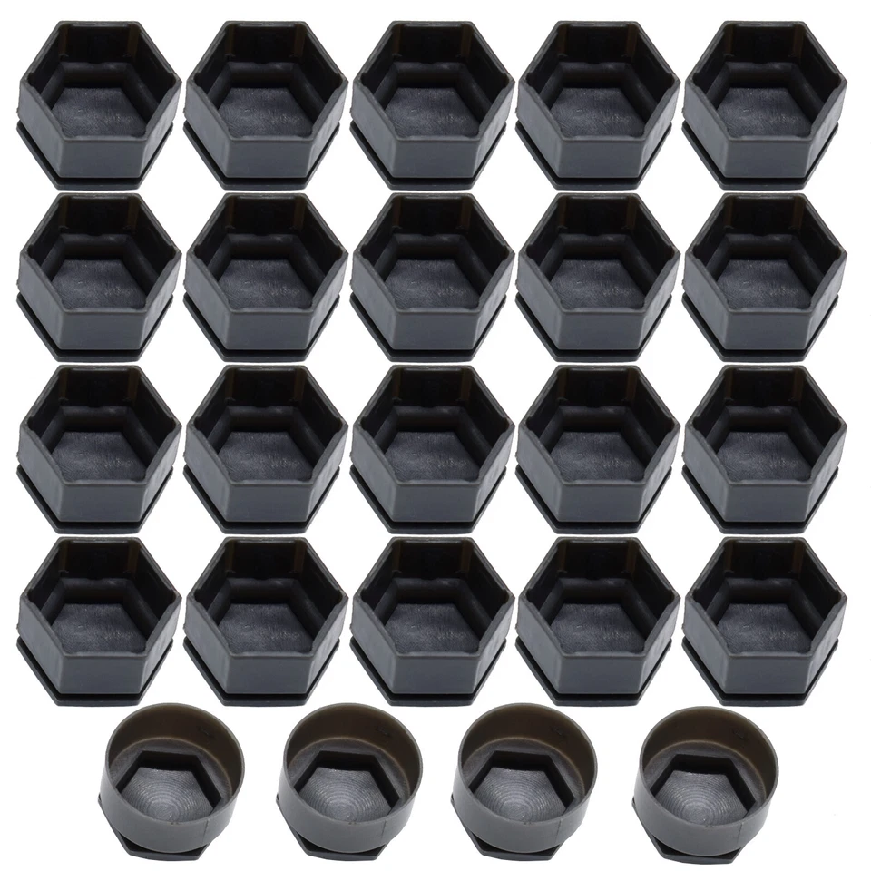 24x22mm Car Wheel Lug Nut Caps Gray Tyre Hub Covers For Range Rover Buick Regal; Foto 4 de 4