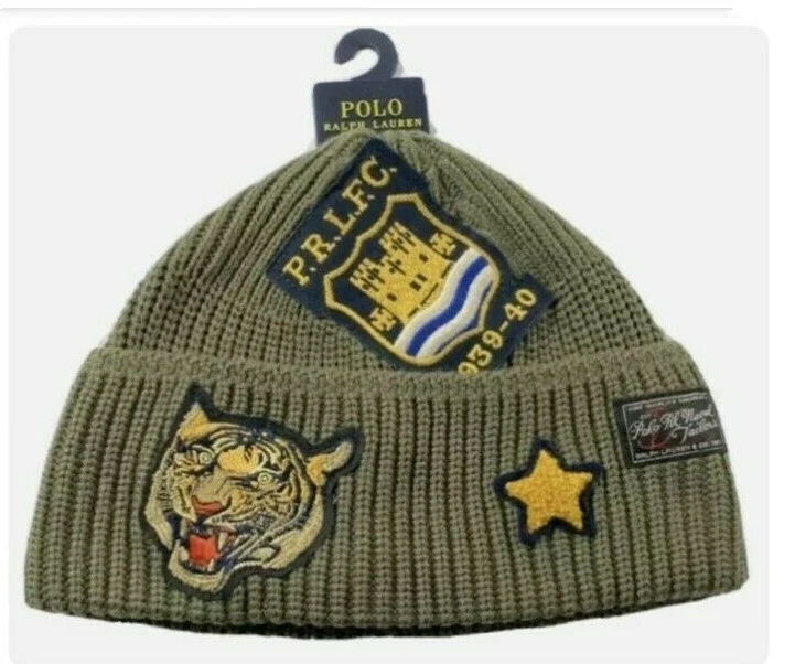 Camuflaje Polo Ralph Lauren Beanie Sombreros para hombres