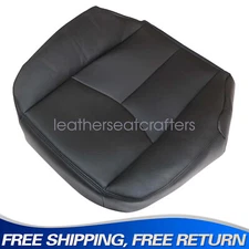 Passenger Bottom Replacement Leather Seat Cover For 2003-2006 GMC Sierra Yukon