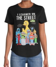 New - Juniors Girls T-Shirt Sesame Street NWT - Size S