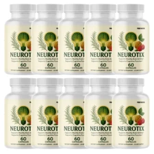 Neurotix Nutritional Supplement Support for Brain Function & Focus - 10 Bottles