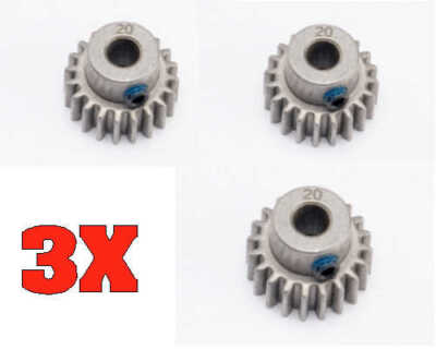 Traxxas 5646 Pinion Gear 20T (3pc) For 5mm Shaft Summit E-Revo E-Maxx Brushless