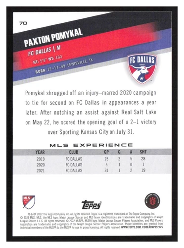 2022 Topps MLS #1-200 Base cards Pick Your Card(s) Complete Your Set - Picture 129 of 347