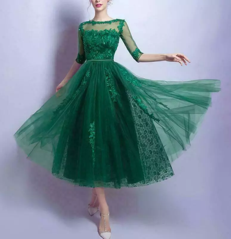 Ellie Wilde Size 12 Prom Off The Shoulder Emerald Green Ball Gown on Queenly