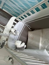 Picci - Lettino bianco laccato con pannello decorato  per bambino/a