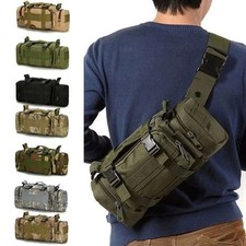Crossbody Sling Chest Bag Multifunctional Outdoor Backpack Tactical Waist Pack