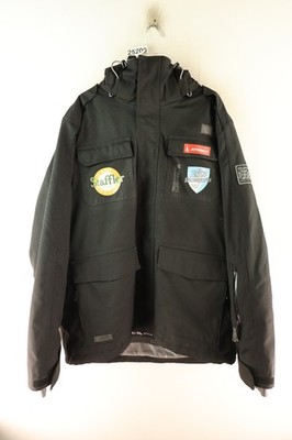 SURFANIC Schwarz Parka Jacke Gr.XL Herren Kapuze Freizeit Outdoor Oberbekleidung 025209