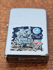1969 Vintage Zippo Lighter - Apollo 11 Moon Landing